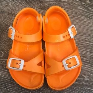 Orange Birkenstocks